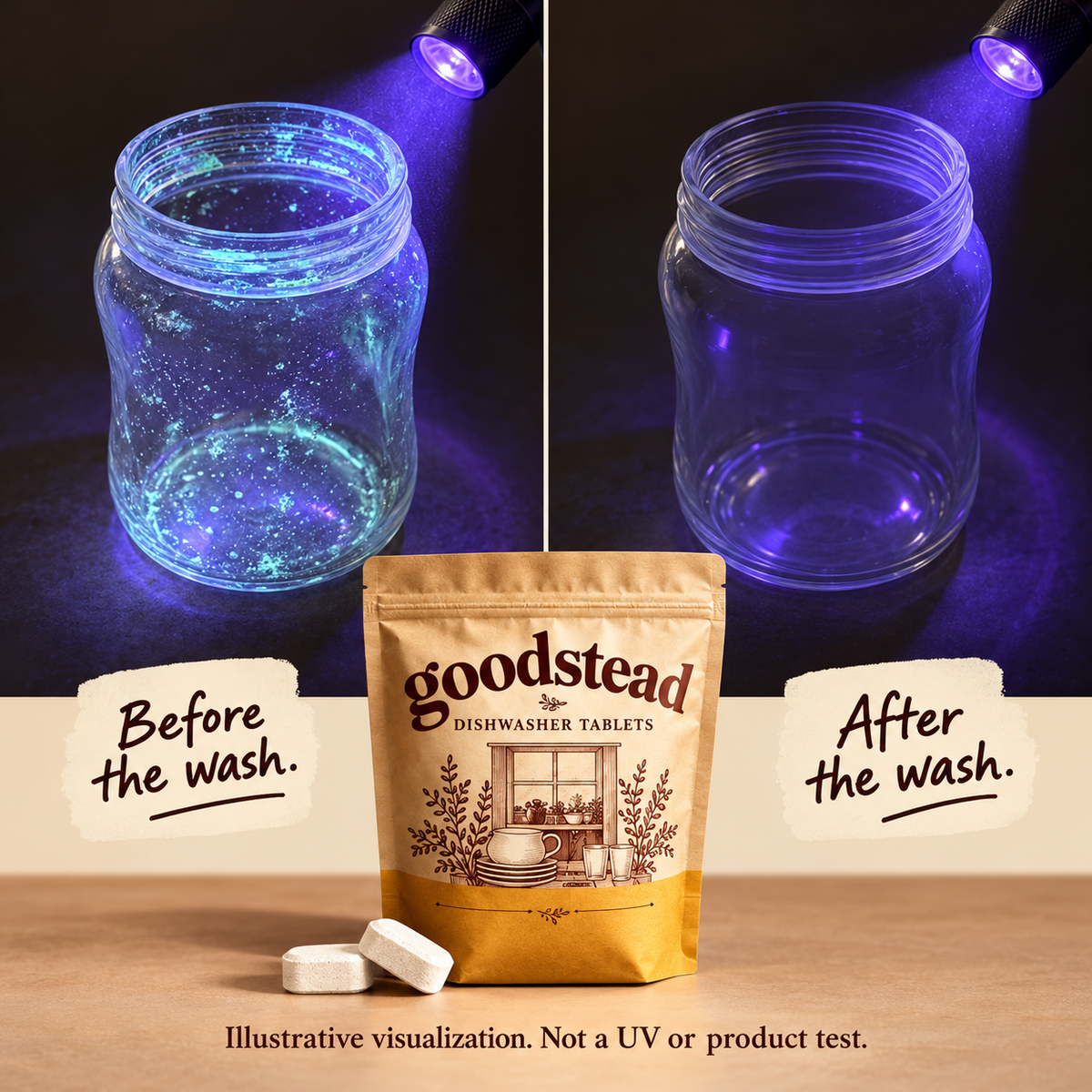 Goodstead™️ Non Toxic Dishwasher Tablets