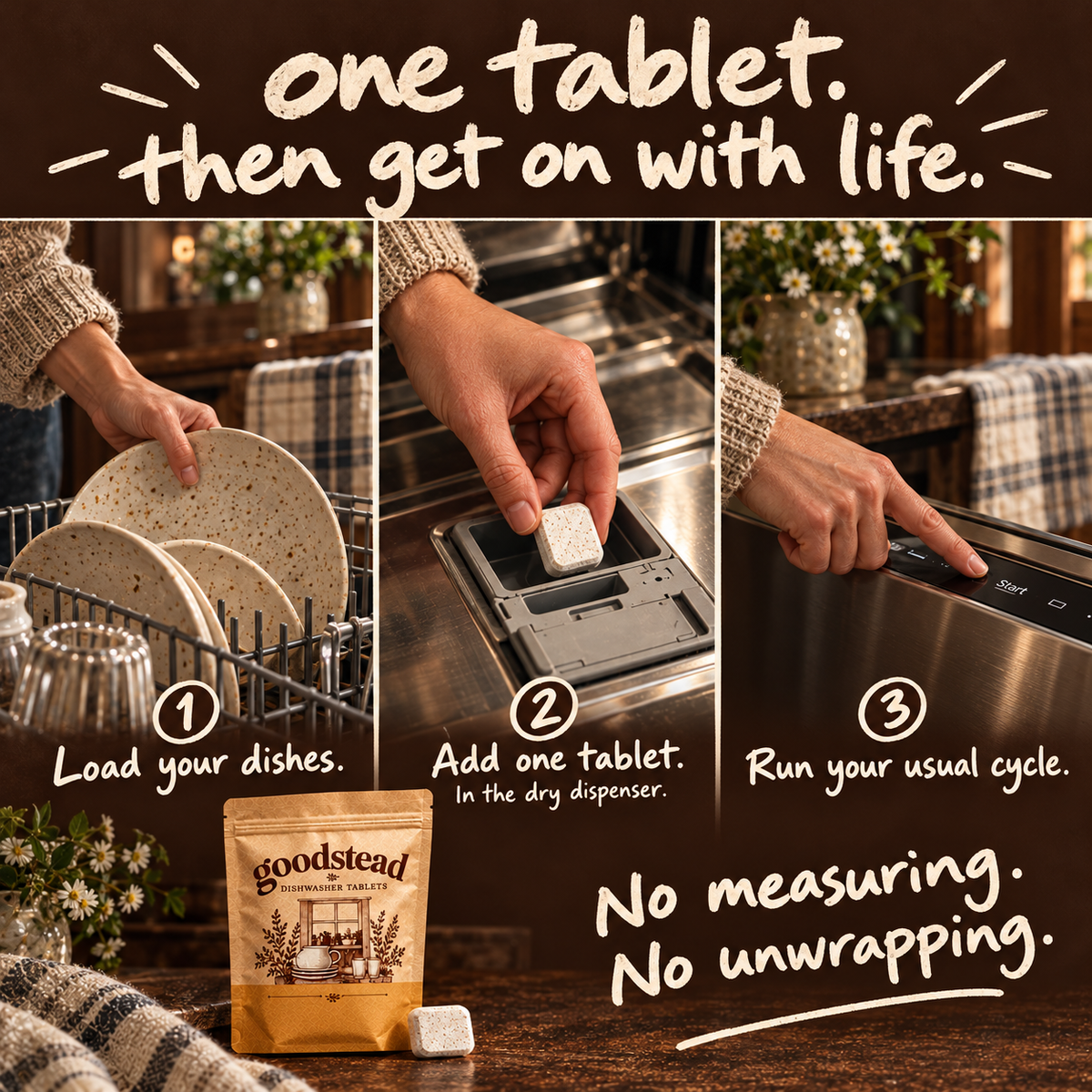 Goodstead™️ Non Toxic Dishwasher Tablets